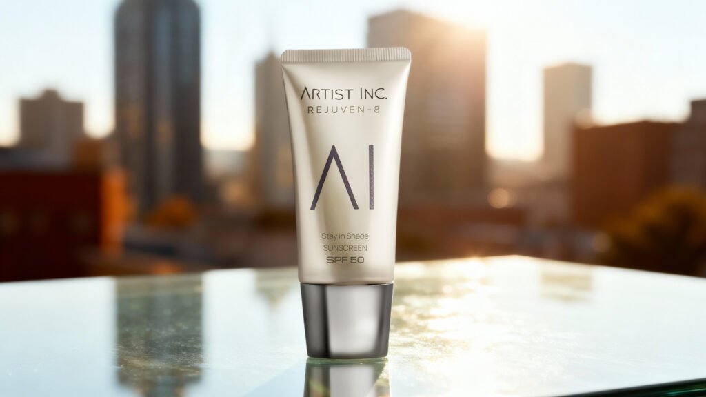 Gunakan Stay in the Shade Sunscreen SPF 50 dari Artist Inc.